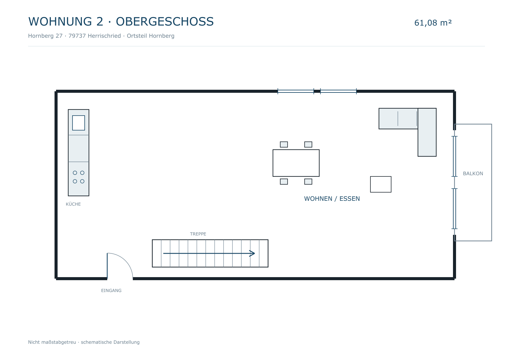 Wohnung 2 · Obergeschoss
